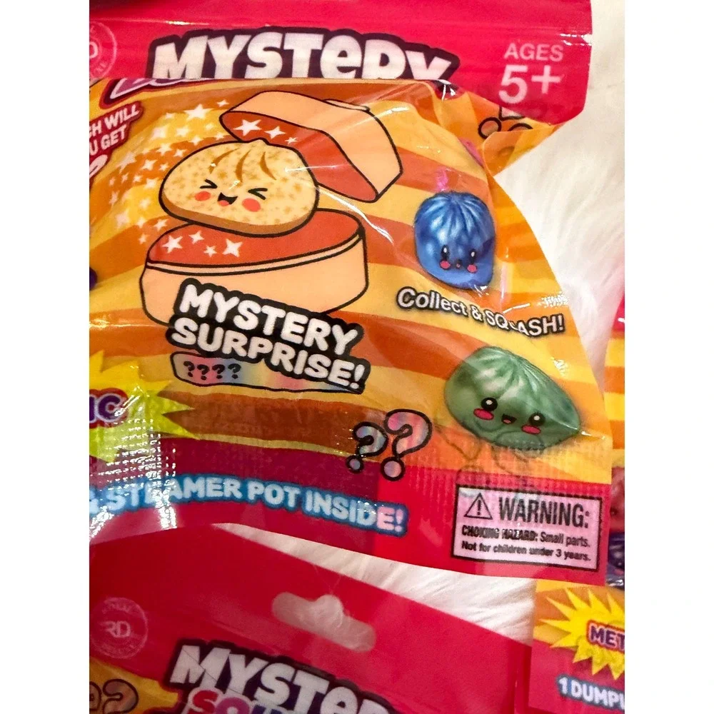 Lot of 6 Mystery Squashy Dumplings Metallic Series Blind Bag Royal Deluxe